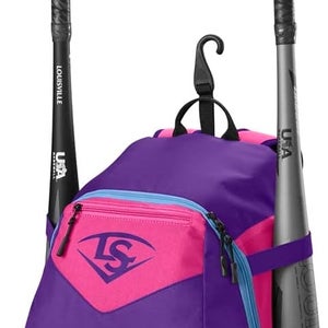 NEW! Louisville Slugger Genuine V2 Softball/Baseball Stick Backpack