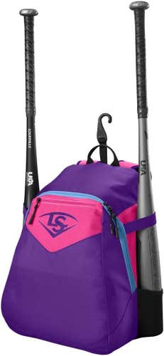 NEW! Louisville Slugger Genuine V2 Softball/Baseball Stick Backpack