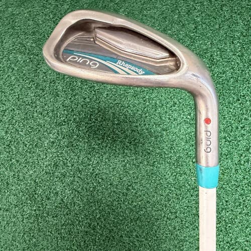 PING Rhapsody 2015 58 Women's Sand Wedge Lite Ladies Graphite Red Dot LRH
