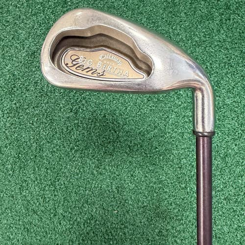 Callaway 2004 Big Bertha Single 6 Iron Big Bertha Gems 65i Ladies Graphite RH