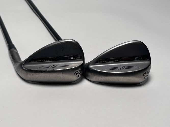 Titleist Vokey SM10 Nickel Wedge Set 54* 12 58* 8 AMT S300 Black Stiff Steel RH