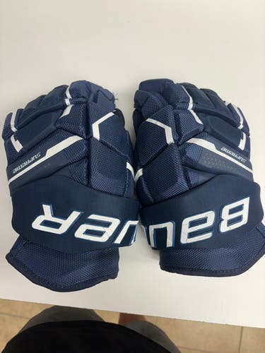 Bauer Supreme Mach Gloves Navy 13" (New)