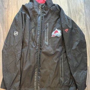Fanatics Colorado Avalanche Player Issued Full Zip Jacket LG