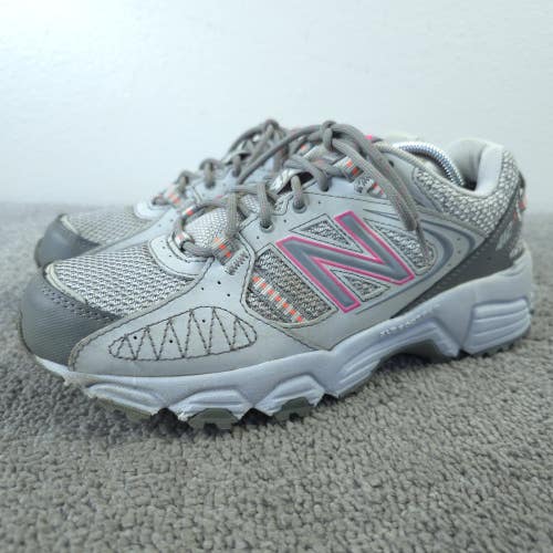 New Balance 412 Trail Running Shoes Womens Size 7.5 D Wide Width Gray Pink Low