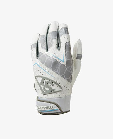 New Louisville Slugger Genuine V2 Mens Sm White Batting Gloves 11692-hbxwb5730703s