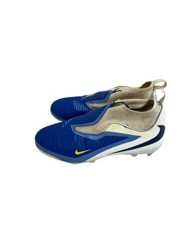 Used Nike Phantom Jr 4.5 Soccer Cleats Royal Blue 11692-s000151595