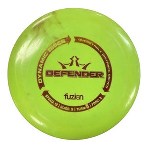 Used Dynamic Discs Biofuzion Defender Disc Golf Driver Kelly Green 170g 11450-s000510292