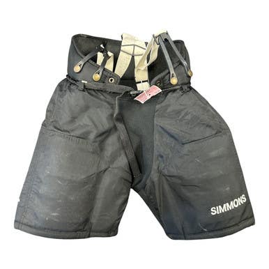 Used Simmons Hockey Pants Junior Pant Black Md 11450-s000519343