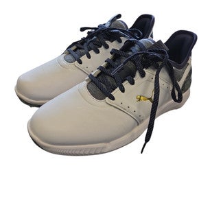 Used Puma Mens Golf Shoes White Senior 7.5 11450-c000521145
