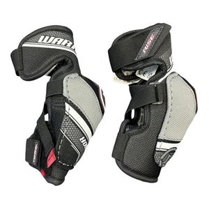 New Warrior Rise Junior Elbow Pads Black Lg 11450-warrisepjr4bl