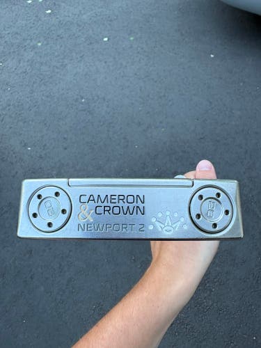 2016 Scotty Cameron Cameron and Crown Newport 2 Blade Right Handed Putter Steel Shaft 33" (Used)