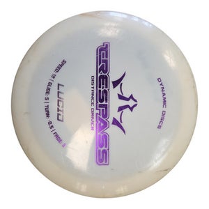 Used Dynamic Discs Lucid Trespass Disc Golf Driver White 173g 11450-s000521443