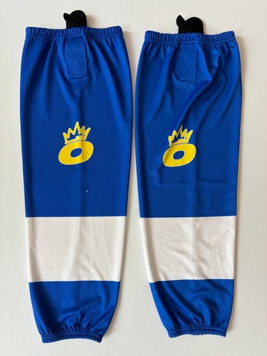Used Adult Champro Pro Stock Socks - Blue