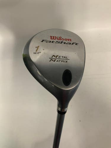 Used Wilson Fat Shaft 12.0 Degree Regular Flex Graphite Shaft Drivers 11823-s000021936