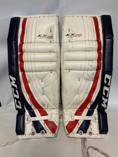 Used Ccm Extreme Flex 400 26+1 26" Goalie Leg Pads 11823-s000022186