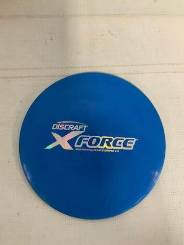 Used Discraft X-force Disc Golf Driver Royal Blue 11823-s000027657