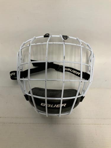 Used Bauer Hockey Wire Mask White Sm 11823-s000027828