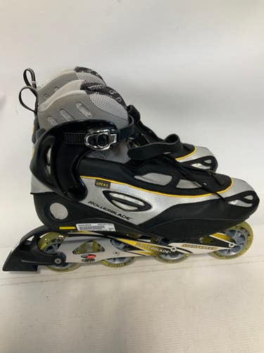 Used Rollerblade Lightning 05 Racing Inline Skates Grey Senior 13.5 11823-s000029580