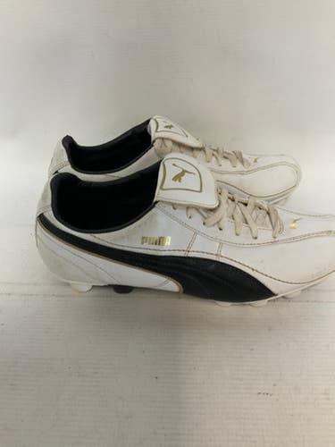 Used Puma Soccer Cleats White Senior 7.5 11823-s000030398