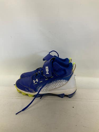 Used Under Armour Bh Bb Sb Cleats Royal Blue Junior 04 11823-s000035558