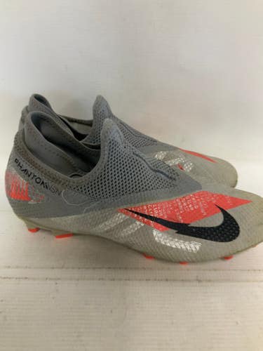 Used Nike Phantom Vsn Ghost Soccer Cleats Grey Senior 7.5 11823-s000035843
