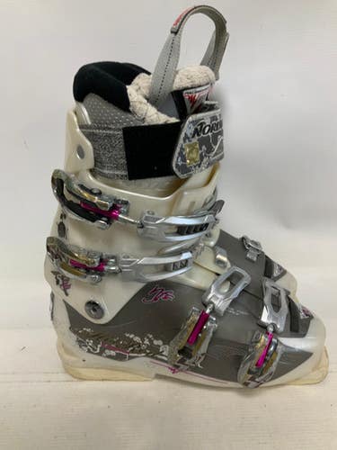 Used Nordica Hot Rod 70 W Womens Dh Ski Boot White 250 Mp - M07 - W08 11823-s000037902
