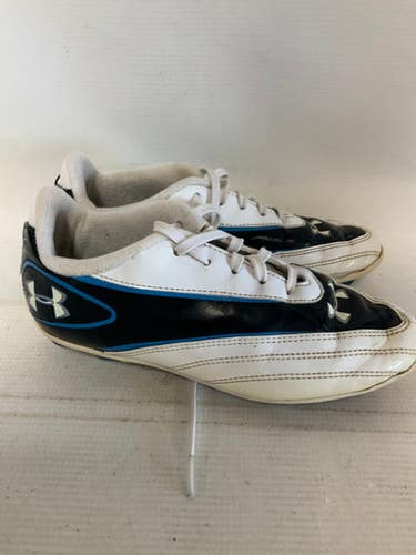 Used Under Armour Soccer Cleats White Junior 04 11823-s000033835