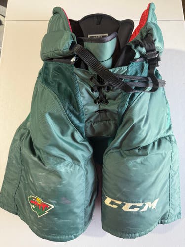 Wild Senior Large CCM HP45X Hockey Pants Pro Stock (Used) 6292