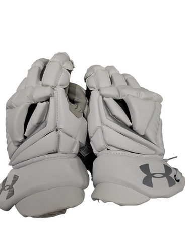 New Under Armour Engage 2 Lacrosse Gloves Mens White Md 11849-s000014671