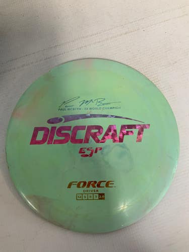 Used Discraft Esp Force Disc Golf Drivers 11823-s000022039