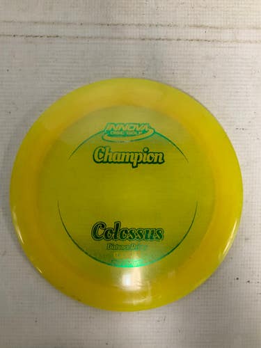 Used Innova Chapion Colossus Disc Golf Driver Yellow 11823-s000033336