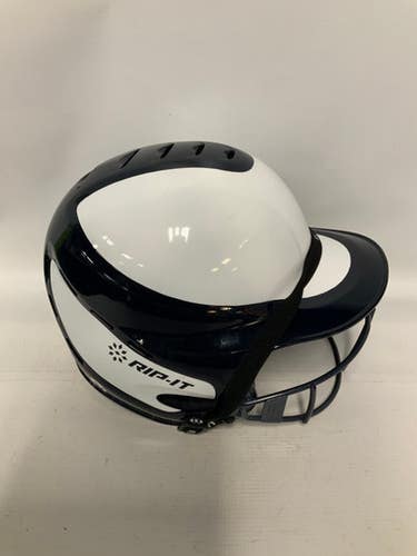 Used Rip-it Black White Md Baseball And Softball Helmets 11823-s000023459