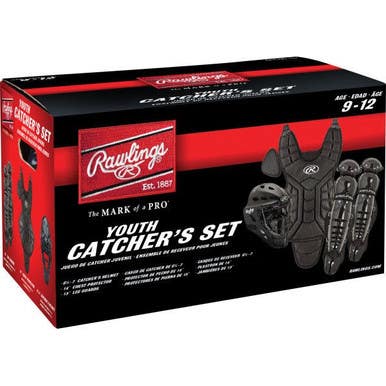New Rawlings Youth Catchers Set - Ages 9 To 12 Plcsyb 11823-rawplcsyb
