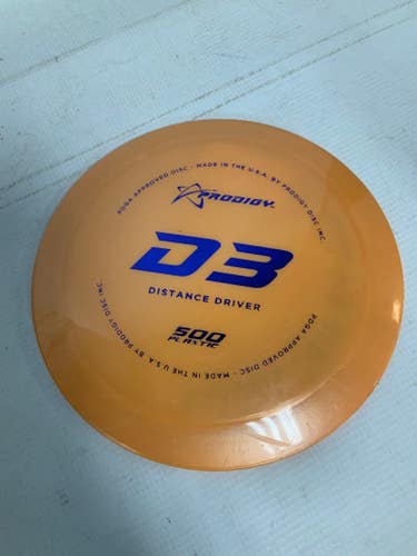 Used Prodigy Disc D3 500 Plastic Disc Golf Drivers 11823-s000026371