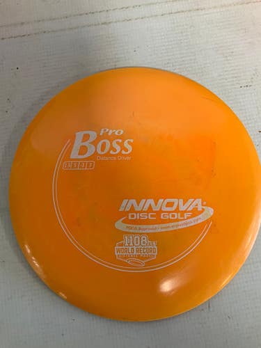 Used Innova Pro Boss Disc Golf Driver Orange 170g 11823-s000031147