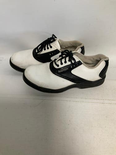 Used Foot Joy Mens Golf Shoes White Senior 8 11823-s000031259