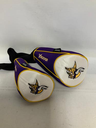 Used Nfl Vikings Driver Fairway Cover Golf Accessory 11823-s000035382