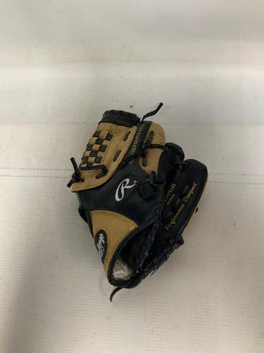 Used Rawlings Pl100gb Bb Sb Glove Rh Throw Black 10" 11823-s000035549