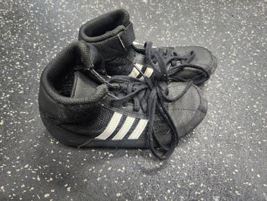 Used Adidas Wrestling Shoes Black Junior 01 11849-s000036142