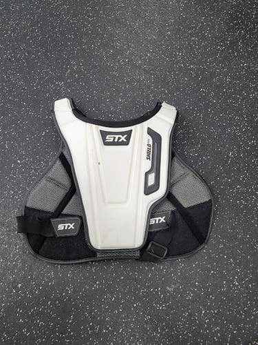 Used Stx 500 Lax Goalie Chest M White Senior 11849-s000038887