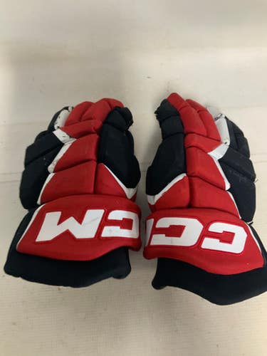 Used Ccm Ft680 Intermediate Gloves White Black Red 13" 11823-s000039452