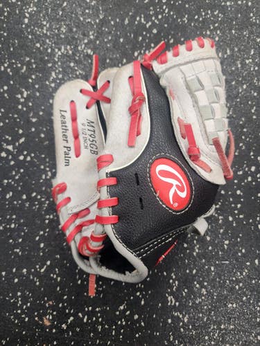 Used Rawlings Mike Trout Bb Sb Glove T-ball Grey 9 1 2" 11849-s000037456