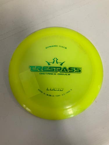 Used Dynamic Discs Trespass Lucid Disc Golf Drivers 11823-s000021848
