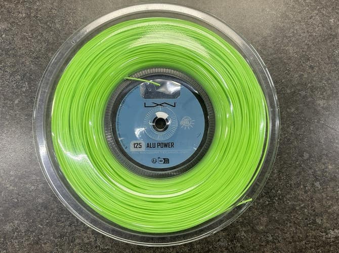 Luxilon ALU Power 125 220m/726ft String Reel Lime