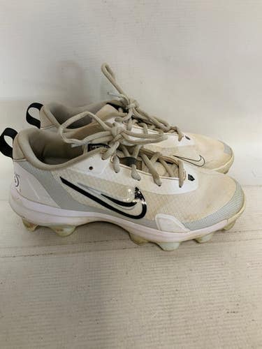 Used Nike Trout Bb Sb Cleats White Junior 06 11823-s000033671