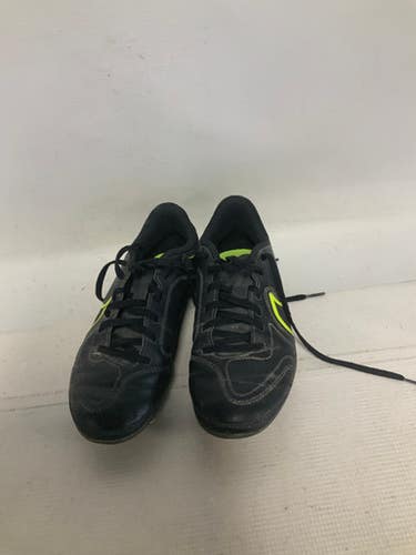 Used Nike Tiempo Soccer Cleats Black Junior 04 11823-s000037309