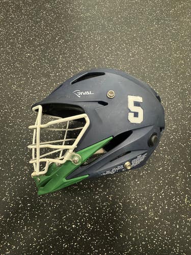 Used Schutt Rival Lacrosse Helmet Navy Blue Lg 11849-s000040250