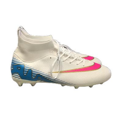 Used Daoquan Soccer Cleats White, Pink And Blue Junior 03 11730-s000067081