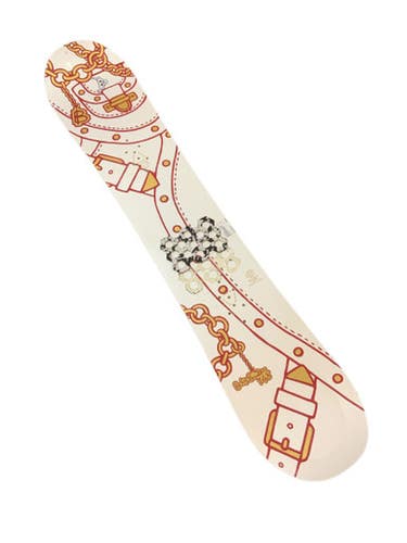Used Burton B Womens Snowboard Only White 148 Cm 11823-s000037987