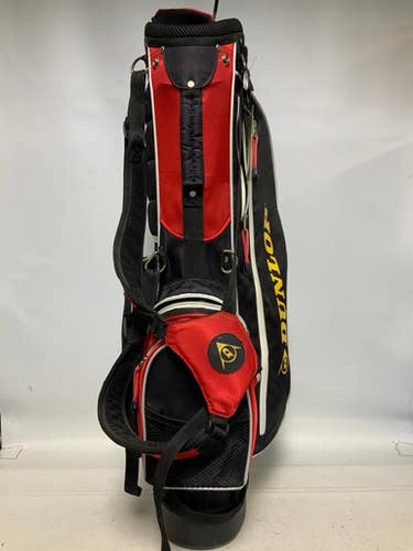 Used Dunlop Red Black Jr Stand Bag White Black Red 11823-s000034777